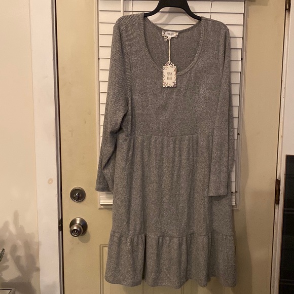 pink rose clothing brand dresses Pink Rose Dresses | New With Tags Ladies Pink Rose Brand Dress. | Color: Gray | Size: 3x